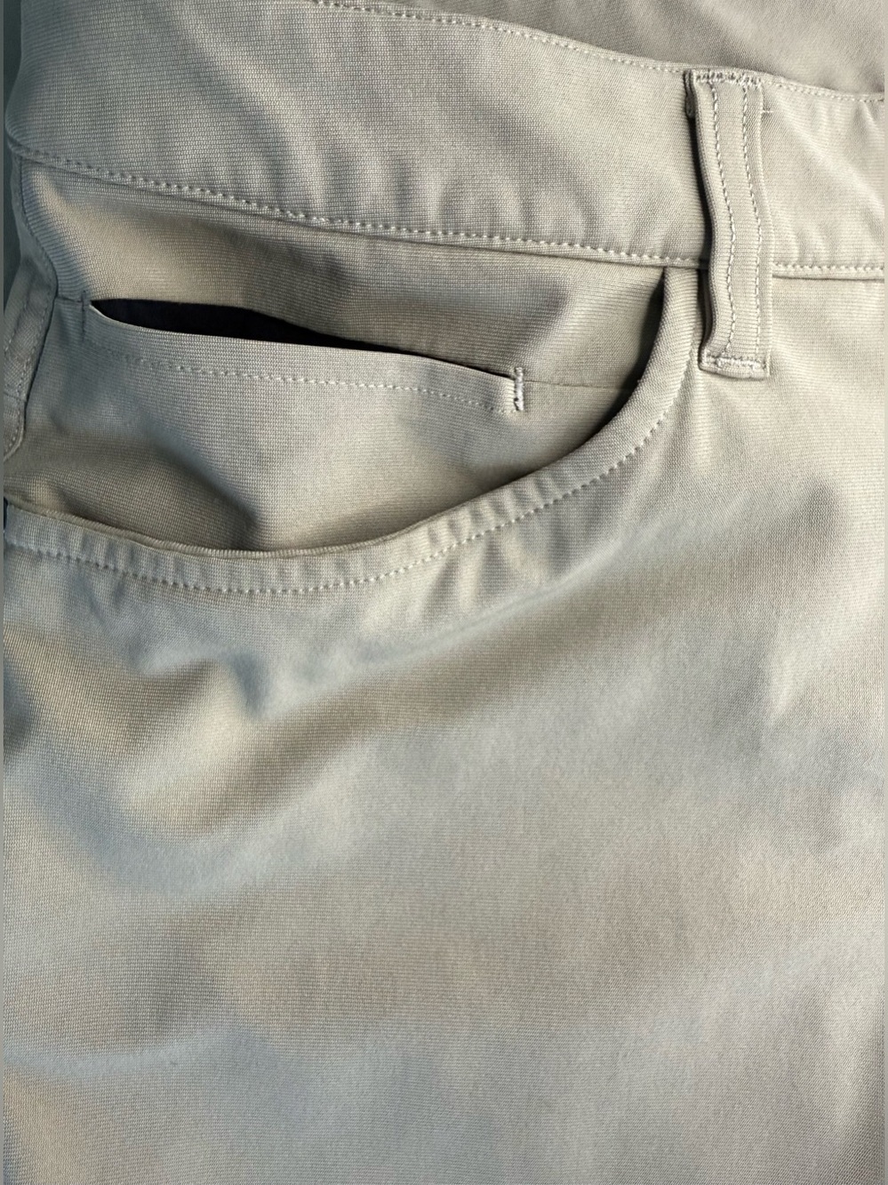 Lululemon ABC Pant Classic Warpstreme Khaki Beige Mens 30x28 Chino - Picture 8 of 13